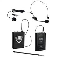 Nady 351 VR HM3 Professional Wireless DSLR Camera / Video Camcorder  Headmic + Lapel / Lavalier Portable Microphone System  2 Microphone Bundle (HM-3 & LM-14)