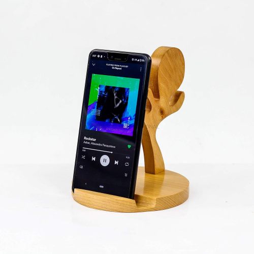  Ninja Style Wooden Universal Cell Phone Mobile Stand & Holder Portable and Beautiful Nagina International