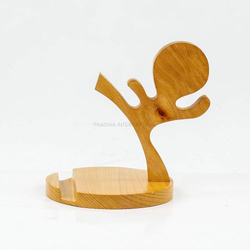  Ninja Style Wooden Universal Cell Phone Mobile Stand & Holder Portable and Beautiful Nagina International