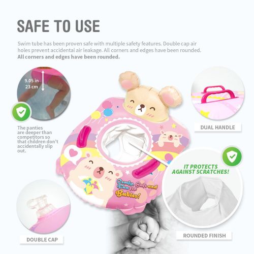  Nai-B K Hamster Cushion Parasol Baby Walker Swim tube Mint(for kid, child), Inflatable swimming float, Swim Ring