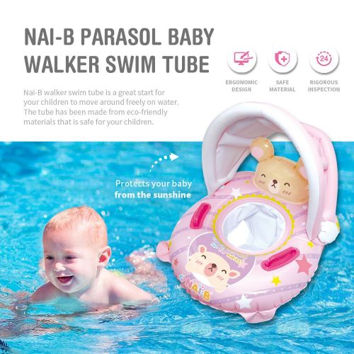  Nai-B K Hamster Cushion Parasol Baby Walker Swim tube Mint(for kid, child), Inflatable swimming float, Swim Ring