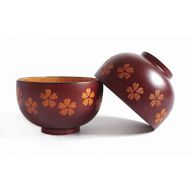 Naife Japanese cereal bowls for Soup,Pasta,Porridge,Snack,Food,Dessert (Brown color,12 oz,set of 2)