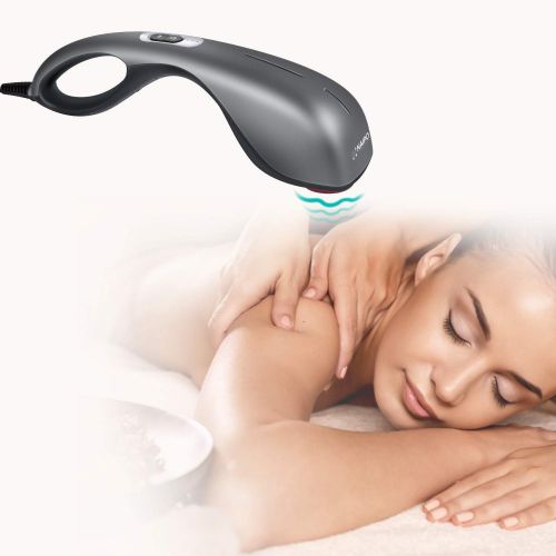  Naipo Handheld Back Massager Deep Tissue for Muscles, Foot, Neck, Shoulder, Leg, Calf Pain Relief - Electric Percussion Full Body Massage with Portable Heating Design
