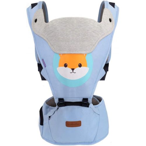  Naisidier Baby Hip Seat Belt Carrier Safety Front Facing Back Pain Relief Soft Carrier Ergonomic Position Breathable Cotton for Child Infant Toddler Blue
