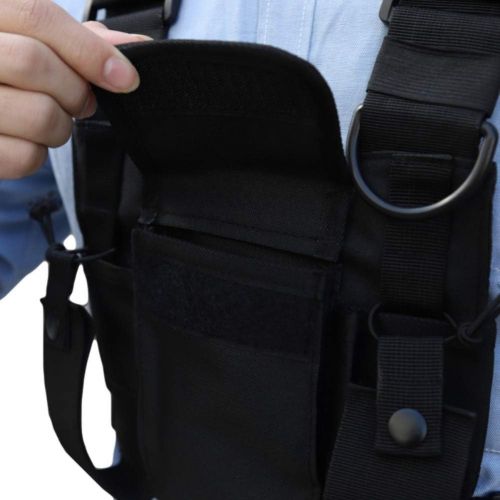  Naiyafly Men Women Chest Rig Bag Multi-pocket Vest Hip Hop Streetwear Functional Tactical Harness Chest Rig Pack