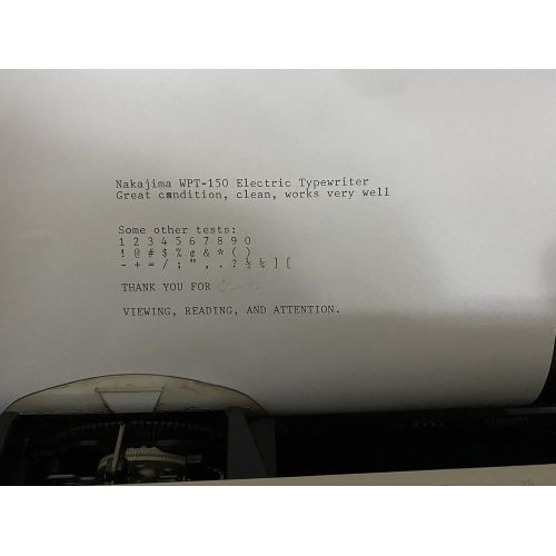  [아마존베스트]Nakajima WPT-150 Electronic Typewriter by Nakajima