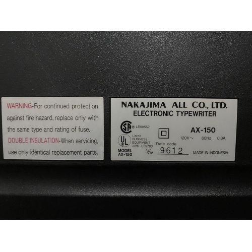  [아마존베스트]Nakajima WPT-150 Electronic Typewriter by Nakajima