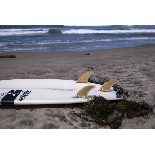  Naked Viking Surf Medium JL Thruster Surfboard Fins (Set of 3) FCS & Futures
