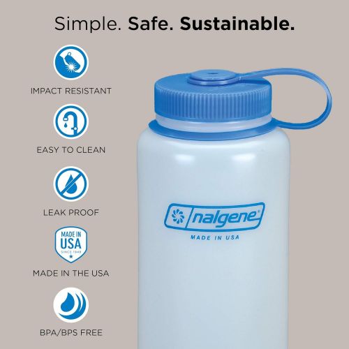  [아마존베스트]Nalgene HDPE 48oz Silo Wide Mouth BPA-Free Water Bottle