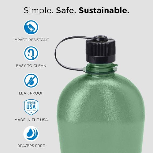  [아마존베스트]Nalgene BPA Free Tritan Oasis Canteen 32 Oz Narrow Mouth Bottle