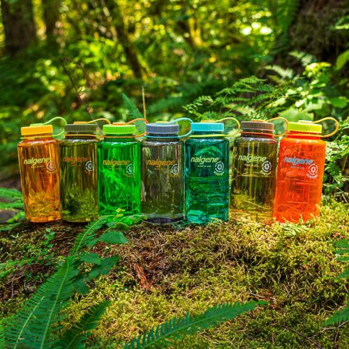 Nalgene Tritan Wide Mouth BPA-Free Water Bottle, Trout Green, 32-Ounces