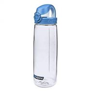 Nalgene Tritan On The Fly Water Bottle, Clear with Blue/White, 24Oz