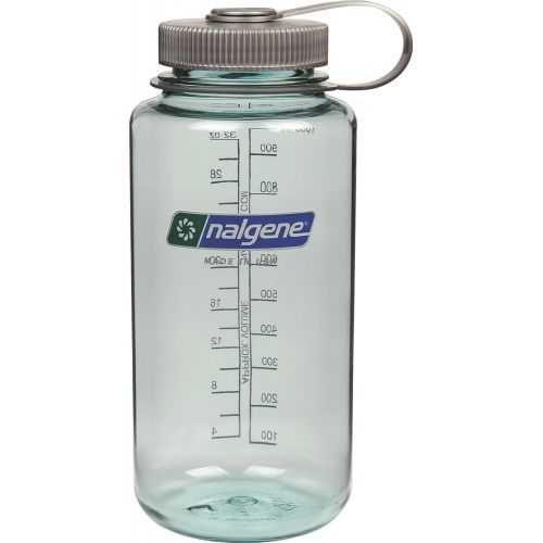  Nalgene Tritan Wide Mouth BPA-Free Water Bottle, Seafoam, 32-Ounces