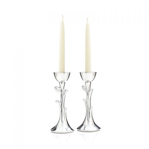  Namb Tree of Life Sabbath Candlestick, Set of 2