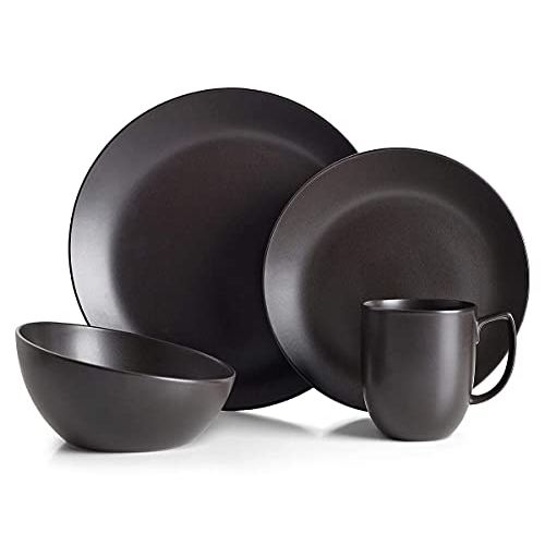  Nambe Orbit 4 Piece Place Setting - Celestial Black