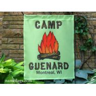 NameFlags Camp Flag, Personalized Camp Flag, Garden or House Flag, Campfire Flag