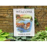 /NameFlags Personalized Welcome to the Lake Flag, Garden or House Flag, Welcome Lake Flag 11