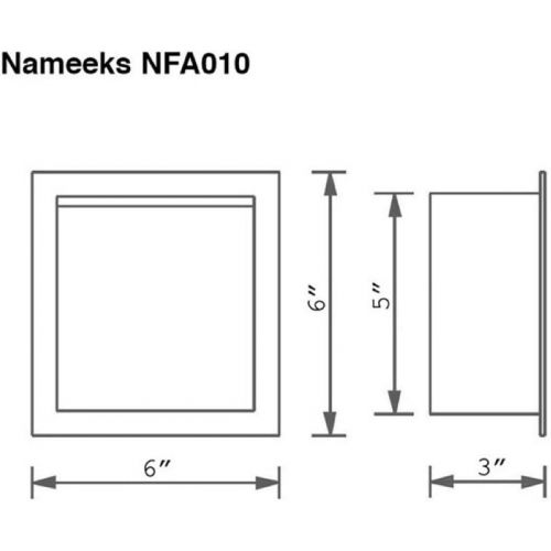  Nameeks NFA010 NFA Toilet Paper Holder, One Size, Chrome