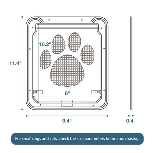  [아마존 핫딜]  [아마존핫딜]Namsan Hundeklappen katzenklappe Haustier Bildschirm Tuer Abschliessbar Einfache Installation Genug Freiheit fuer Katze und Kleinen Hund