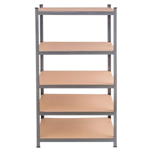  NanaPluz 71 Steel 5-Level MDF Adjustable Storage Shelves Tool Stand Display Organizer Rack with Ebook