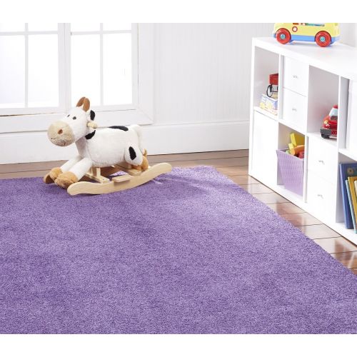  Nance Industries OurSpace Bright Area Rug, 7-Feet by 10-Feet, Playful Purple