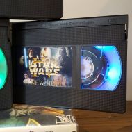 /NancysJars Retro VHS Lamp Star Wars A New Hope Night Light Table Lamp Movie. 80s Movies. Order any movie! Man Cave, Display. Cool Valentines Day Gift.