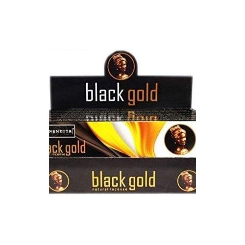  인센스스틱 NANDITA Black Gold Natural Incense Sticks - 15g Bx (12)