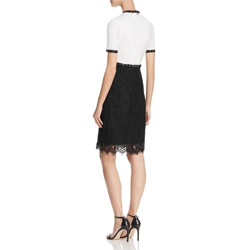  Nanette Nanette Lepore Color-Block Lace Dress