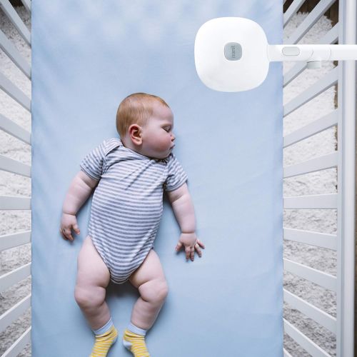  Nanit Plus - Smart Baby Monitor and Floor Stand: Camera with HD Video & Audio - Sleep Tracking - Night Vision - Temperature & Humidity Sensors and Two-Way Audio