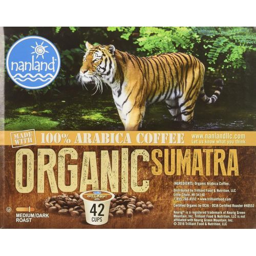  Nanland nanland Sumatran Organic Single Serve K-cup, 42 Count
