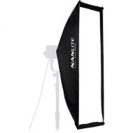 Nanlite Asymmetrical Stripbank Softbox with Bowens Mount (18 x 43