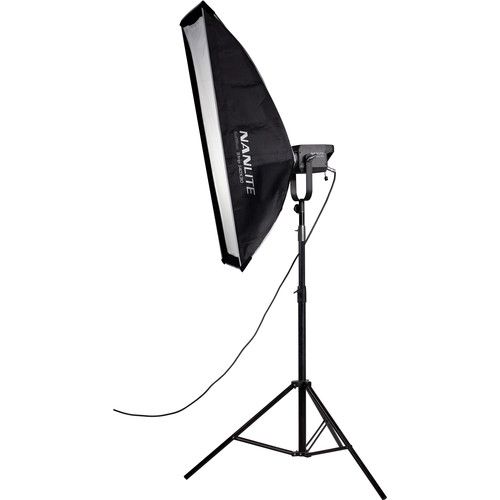  Nanlite Asymmetrical Stripbank Softbox with Bowens Mount (18 x 43