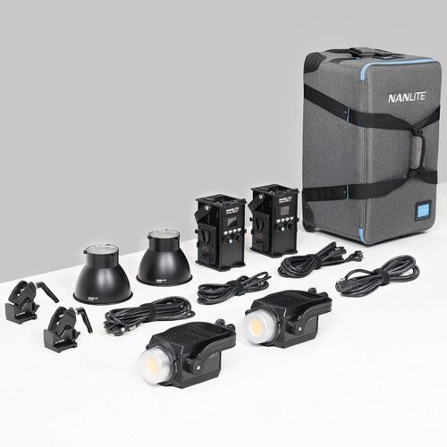  Nanlite Forza 300 II Daylight LED Monolight (Travel 2-Light Kit)