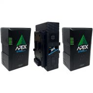 Nanlite Core Apex 275 2 x V-Mount Batteries and Dual Charger Kit