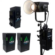 Nanlite Forza 500B II Bi-Color LED Monolight (V-Mount Batteries & Charger Kit)