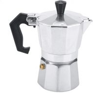 Mocha Pot, Aluminum Classic Espresso Coffee Maker Stove Moka Pot Home Office Use 100ML 2-Cups