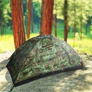 Nannday 2-Person Tent, Outdoor UV Protection Water Resistant Dome Tent for Camping Hiking with Carry Bag Camouflage