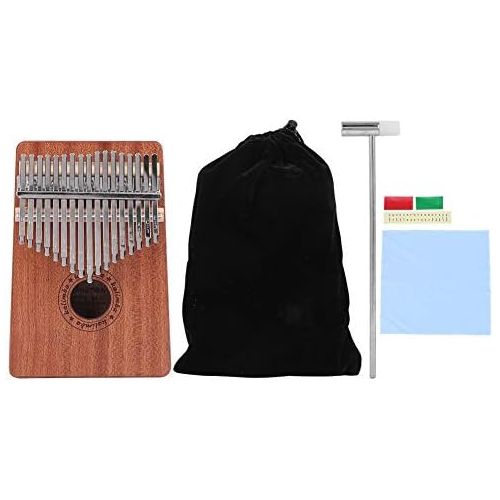  [아마존베스트]Nannday Portable Finger Harp Musical Instrument 17 Tone Mbira Kalimba for Professional Beginners for Stage Performance for Studio