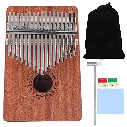  [아마존베스트]Nannday Portable Finger Harp Musical Instrument 17 Tone Mbira Kalimba for Professional Beginners for Stage Performance for Studio