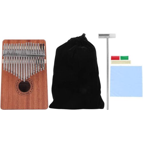  [아마존베스트]Nannday Portable Finger Harp Musical Instrument 17 Tone Mbira Kalimba for Professional Beginners for Stage Performance for Studio