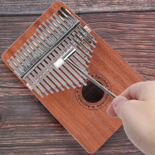  [아마존베스트]Nannday Portable Finger Harp Musical Instrument 17 Tone Mbira Kalimba for Professional Beginners for Stage Performance for Studio