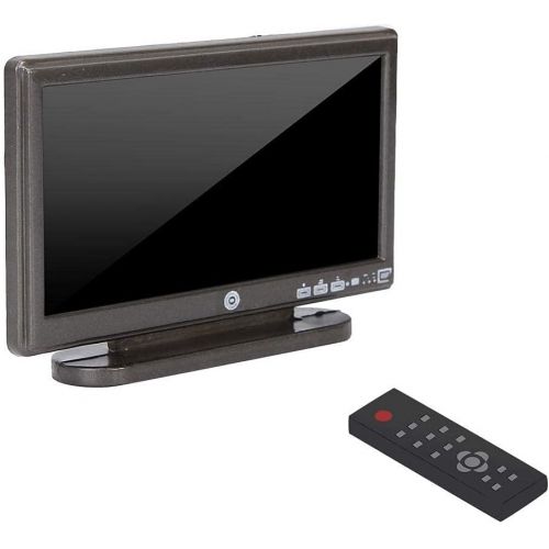  Nannday 1:12 Miniature TV Television with Remote Control Dollhouse Decoration Accessories with Remote Control