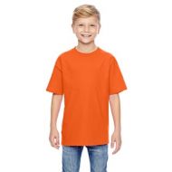 Nano-T Boys Orange T-Shirt by Hanes