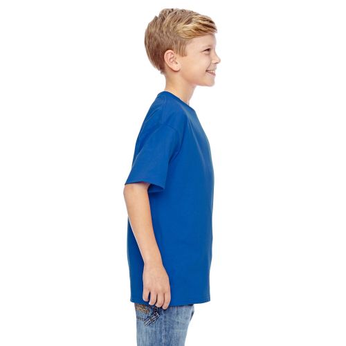  Nano-T Boys Deep Royal T-Shirt by Hanes