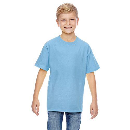  Nano-T Boys Light Blue T-Shirt by Hanes