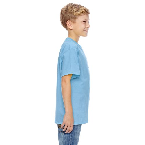  Nano-T Boys Light Blue T-Shirt by Hanes