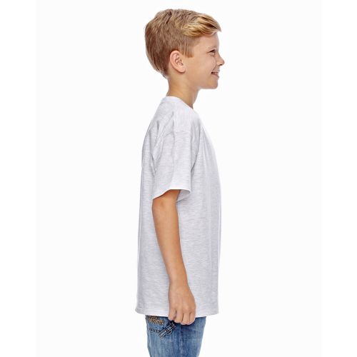  Nano-T Boys Ash T-Shirt by Hanes