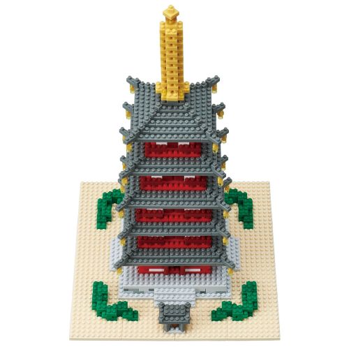  Nanoblock 5 Story Pagoda Building Set