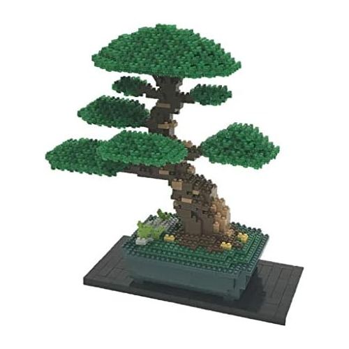  Nanoblock Bonsai Matsu Deluxe Edition Building Kit, Green