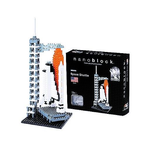  Nanoblock NanoBlock SPACE CENTER Shuttle NASA NBH-014 For Ages 12+ Package contains 540 pieces of micro-sized building blocks.
